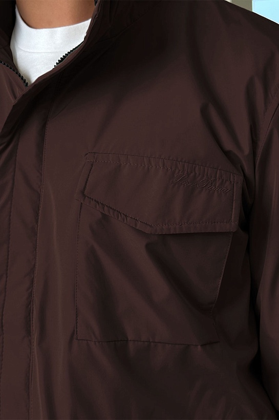Мужская коричневая куртка Loro Piana Traveler