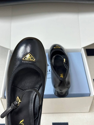 Женские кожаные туфли Prada premium   