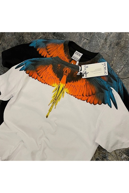 Чёрная футболка Marcelo Burlon County of Milan Icon Wings