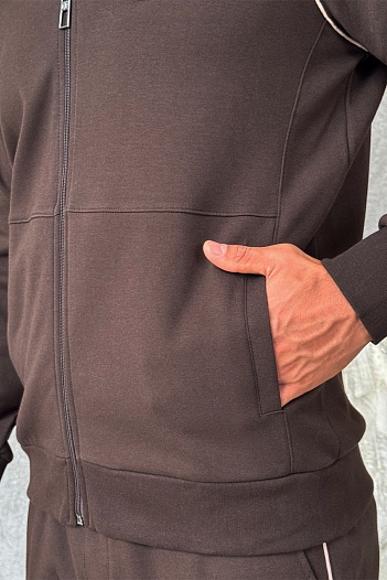 Спортивный костюм коричневого цвета Loro Piana   