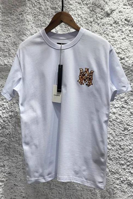 Белая мужская футболка Amiri Chinese New Year logo