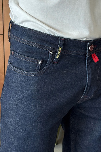 Мужские тёмно-синие джинсы Kiton   