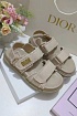 Женские сандалии Dior Dioract бежевого цвета