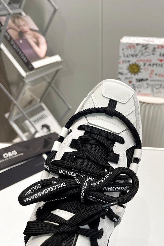 Комбинированные кроссовки Dolce & Gabbana Space - White / Black