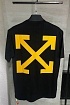 Чёрная футболка Off-White Caravaggio Arrows