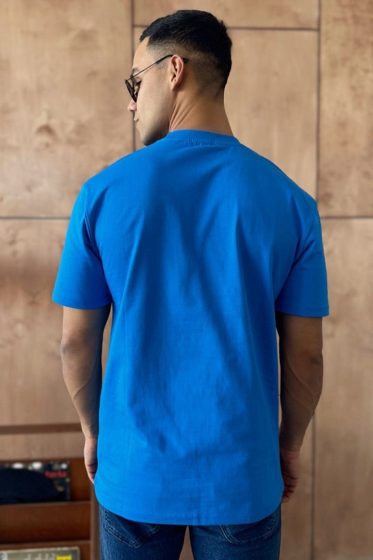 Синяя футболка Burberry London England