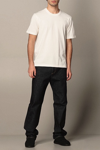 Белая оверсайз футболка Bottega Veneta basic   