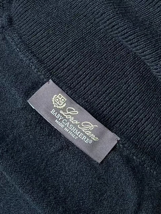 Мужская водолазка Loro Piana Premium - Black