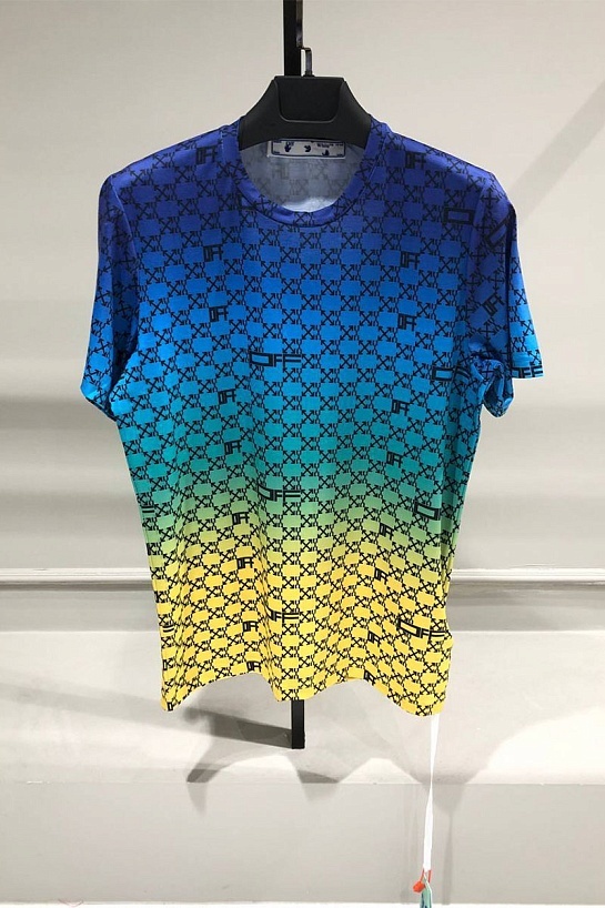 Оверсайз футболка Off-White Arrows gradient-print
