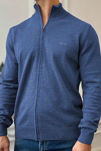 Мужская кофта Hugo Boss zip-up - Blue   