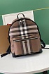 Кожаный рюкзак Burberry Dark Birch Brown Premium 30.5x14.5x42.5 см