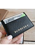 Кожаный кардхолдер Burberry logo-plaque 10.4x7.5 см