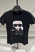 Женская чёрная футболка Karl Lagerfeld "Sagittarius"