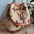Женская сумка Louis Vuitton NeoNoe Handbag Monogram Raffia MM 26x26x17.5 см