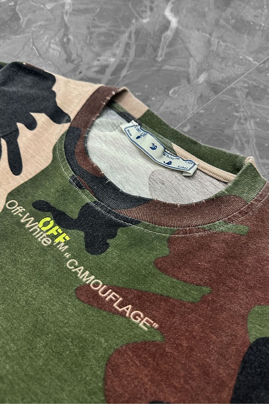 Оверсайз футболка Off-White Arrows Camo