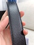 Двусторонний кожаный ремень Montblanc Premium (ширина 3.4 см)