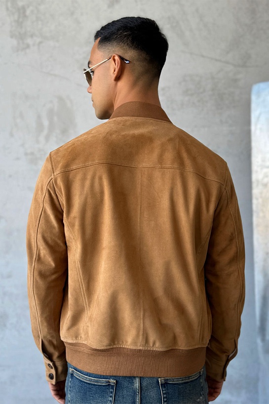 Мужская бежевая куртка Loro Piana Premium