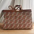 Женская сумка Fendi X-Tote shopper FF embroidery 41x28 см (2 расцветки)