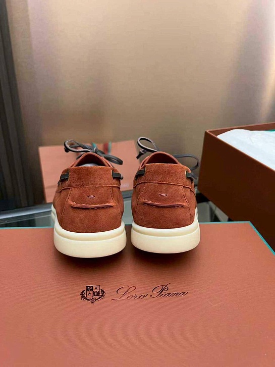 Женские замшевые лоферы Loro Piana premium