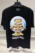 Чёрная футболка Moschino Couture Robot Teddy graphic-print