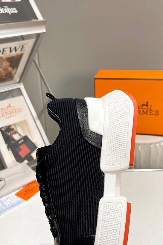 Мужские кроссовки Hermes Drift - Black / White