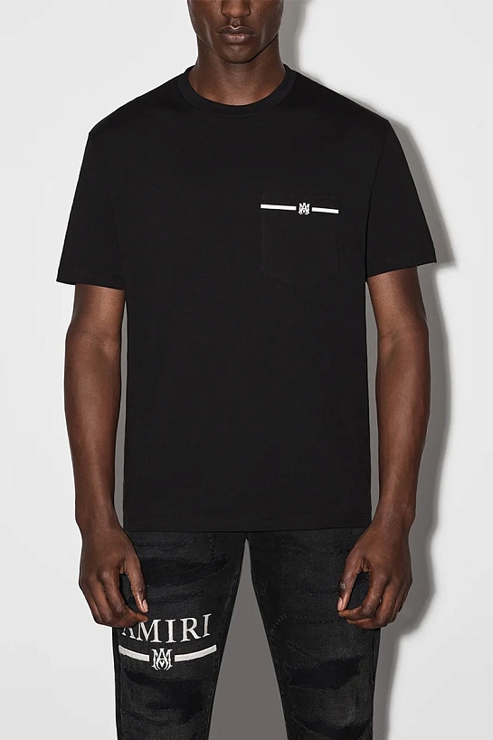 Футболка чёрного цвета Amiri M.A. Pocket
