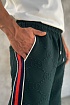Зелёные спортивные штаны Gucci GG jacquard