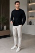 Мужской чёрный джемпер Emporio Armani