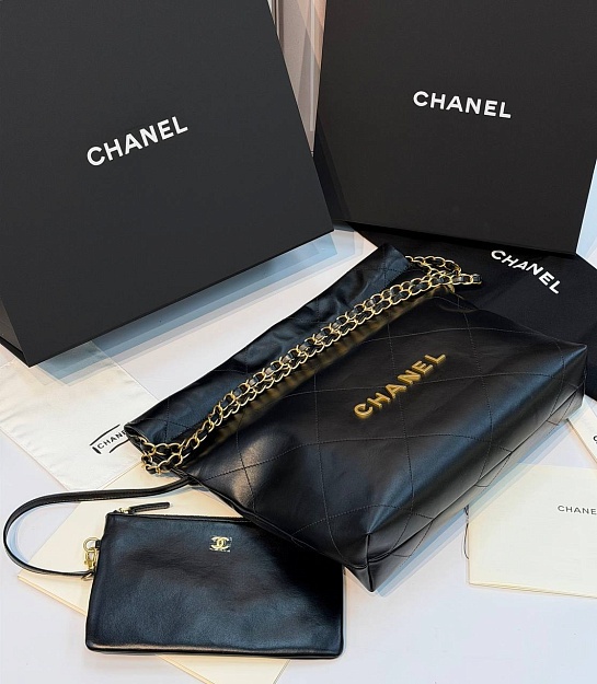 Кожаная сумка Chanel 22 premium 35x37x7 см