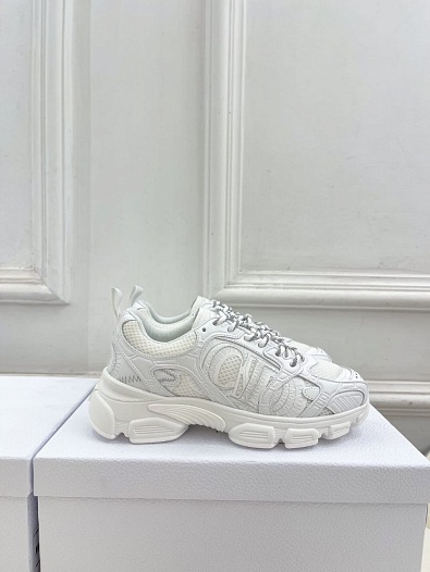 Женские кроссовки Dior Chrono Premium - White   