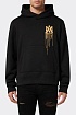 Мужское худи Amiri чёрного цвета logo-print