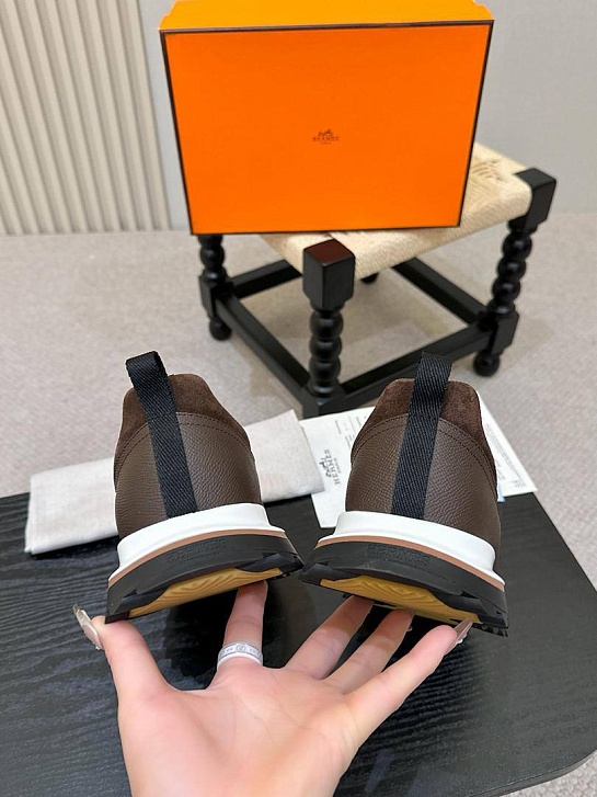 Мужские кроссовки Hermes Leader - Brown