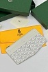 Кожаный кошелек Goyard Insert Louise Premium 21x11см - White