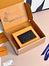 Кожаный кардхолдер Louis Vuitton Premium 11x7x0.5 см