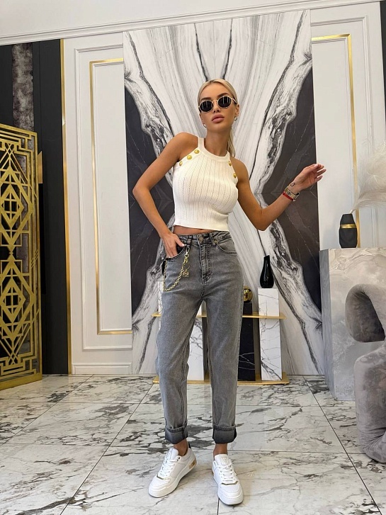 Женские джинсы Loewe Slouchy - Blue