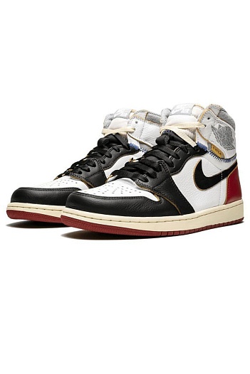 Кроссовки Nike Air Jordan 1 Retro High Union Los Angeles Black Toe   