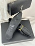 Женские кожаные лоферы чёрного цвета Yves Saint Laurent premium