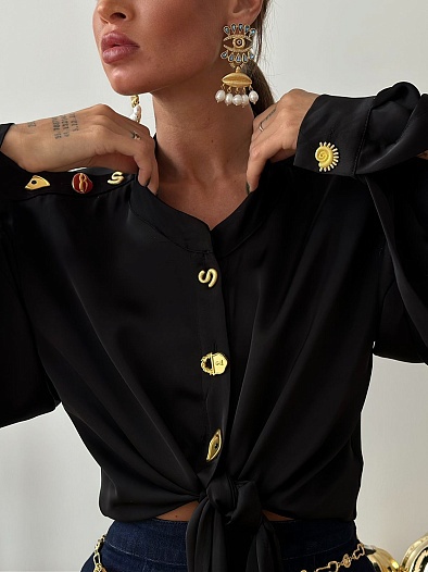 Женская рубашка Schiaparelli - Black   