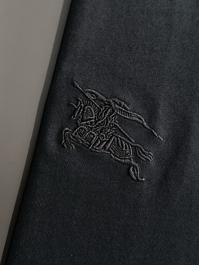 Футболка чёрного цвета Burberry Premium   
