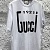 Брендовая оверсайз футболка Gucci 1921 logo - White