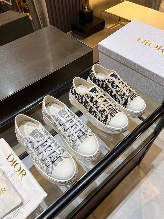 Женские кеды на платформе Dior Walk'n' premium