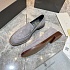 Замшевые лоферы Brunello Cucinelli - Grey