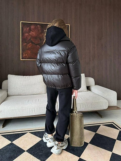 Женский костюм тройка на флисе Schiaparelli premium - Black   