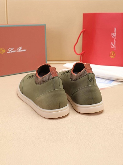 Мужские кроссовки Loro Piana Soho Walk - Khaki   