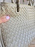 Кожаная сумка Bottega Veneta Basket 30x20 см - Beige