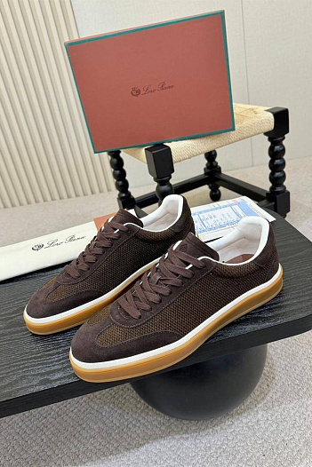 Мужские кроссовки Loro Piana Tennis Walk - Brown   