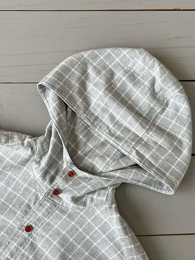 Мужская рубашка Kiton Premium - Grey Chequer   