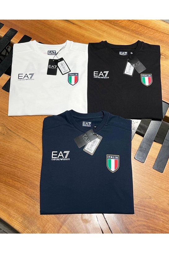 Белая футболка Emporio Armani 7 Team Italia