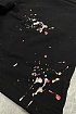 Чёрные шорты Dior Paint Splatter