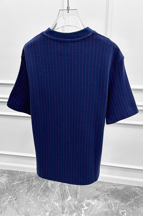 Синяя оверсайз футболка Dior